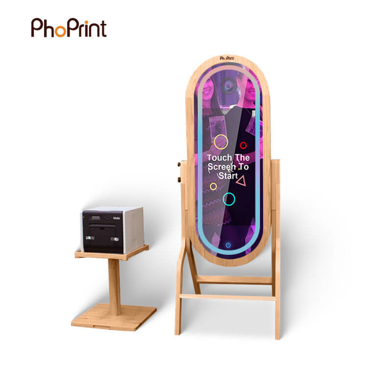 phoprint wood photo booth on sale