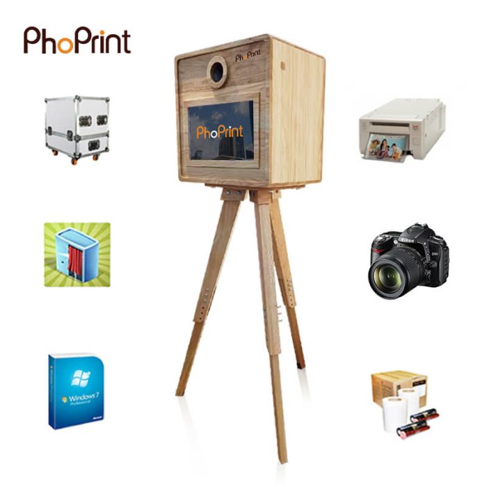 phoprint wood photo booth supplier