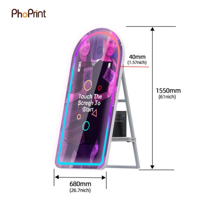 mirror photo booth china