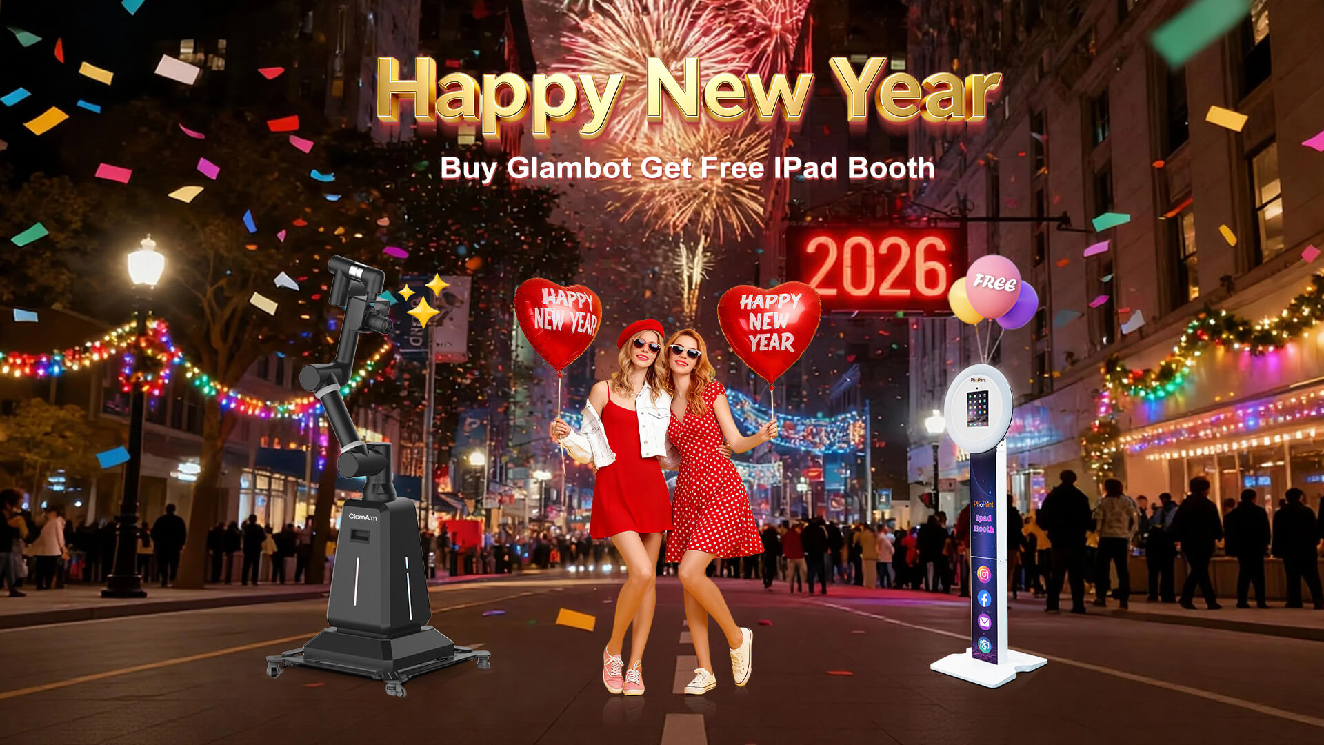 Factory-direct sale of New Year Glambots