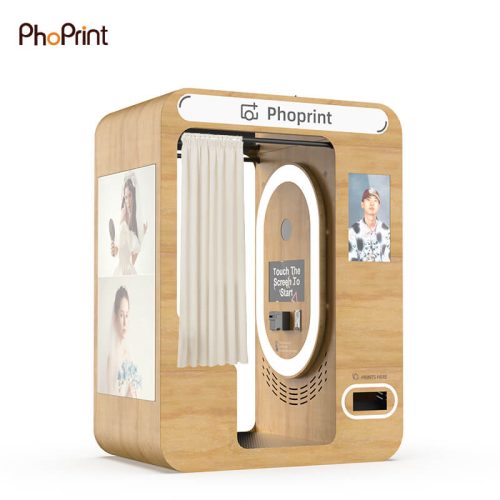 Retro self-service photo kiosk