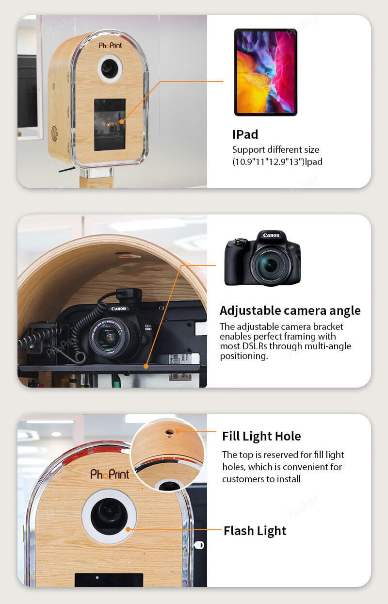 wooden ipad booth distributor

