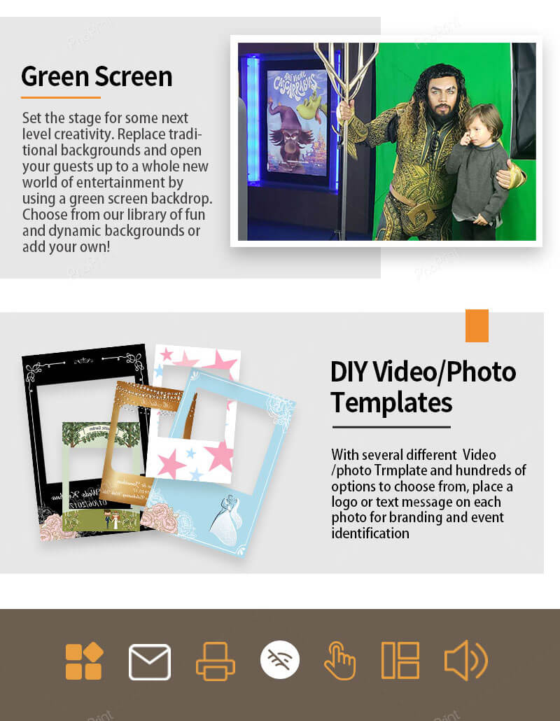 handcrafted dual screen booth wholesale