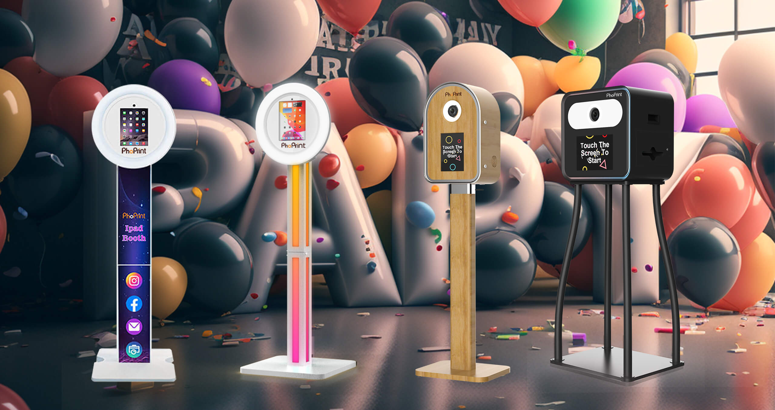 photo booth with dslr and ipad