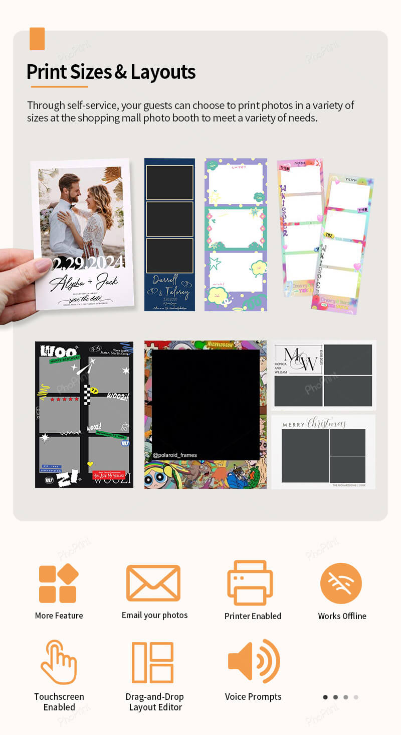 custom branded photo booth for stores