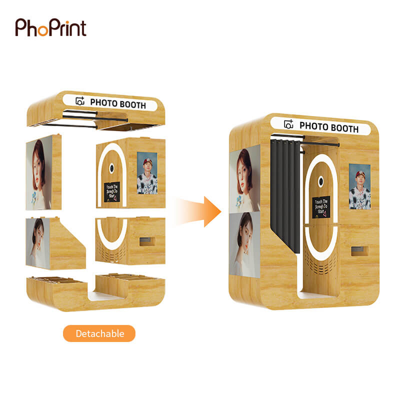 outdoor portable photo booth rental for events