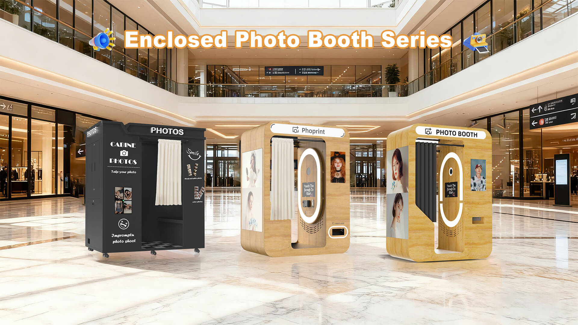 Photo booth with coin and bill acceptor