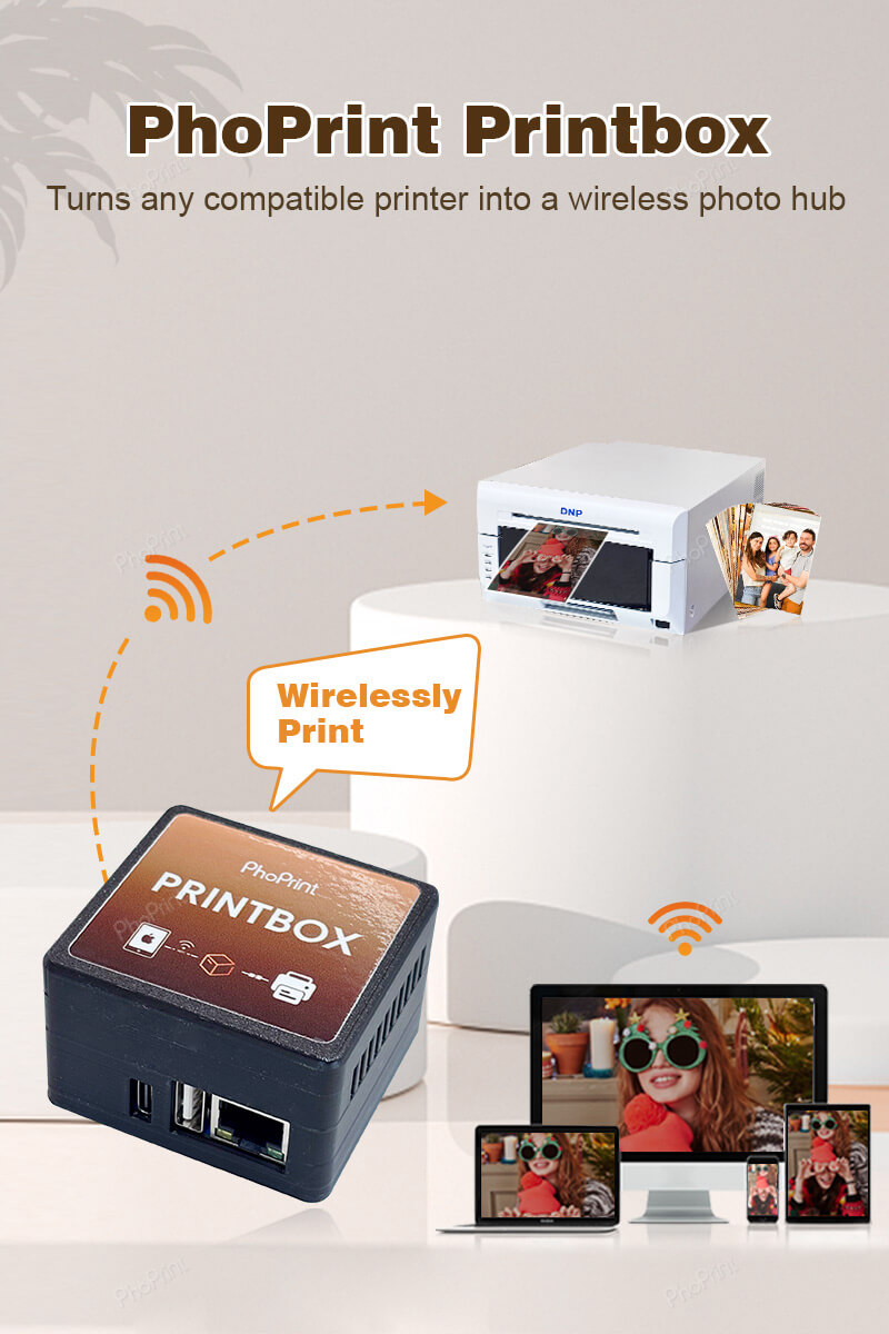 All-in-one wireless printing hub with built-in hotspot