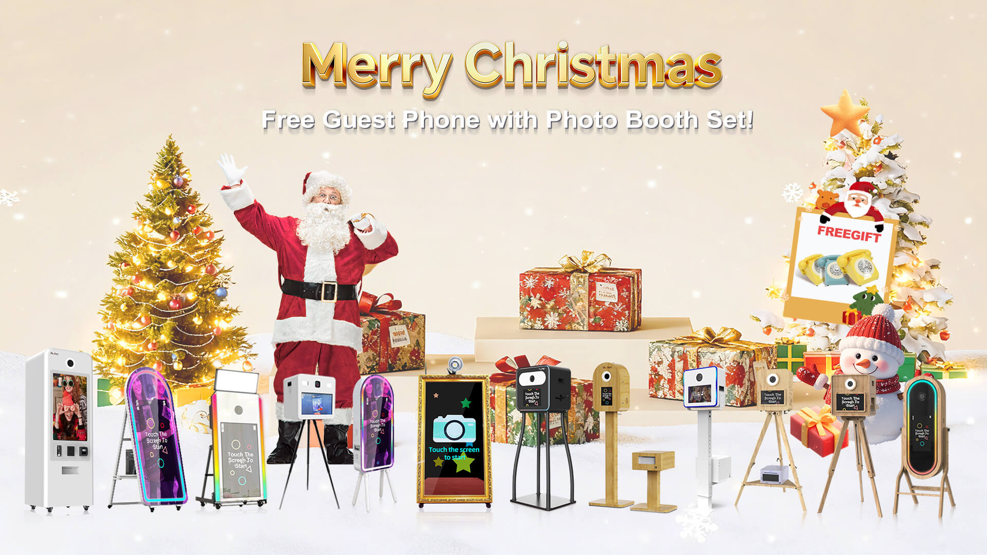 Mirror Photo Booth Manufacturer Christmas Promotion