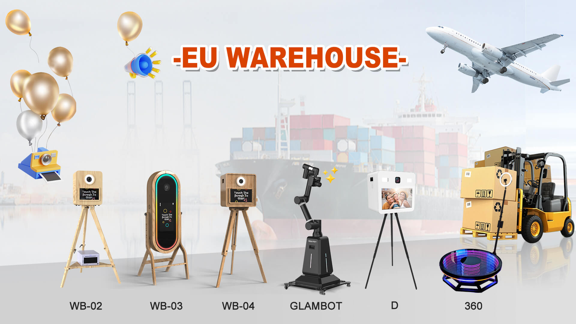 Professional Photo Booth for Event Business from EU Warehouse | PhoPrint