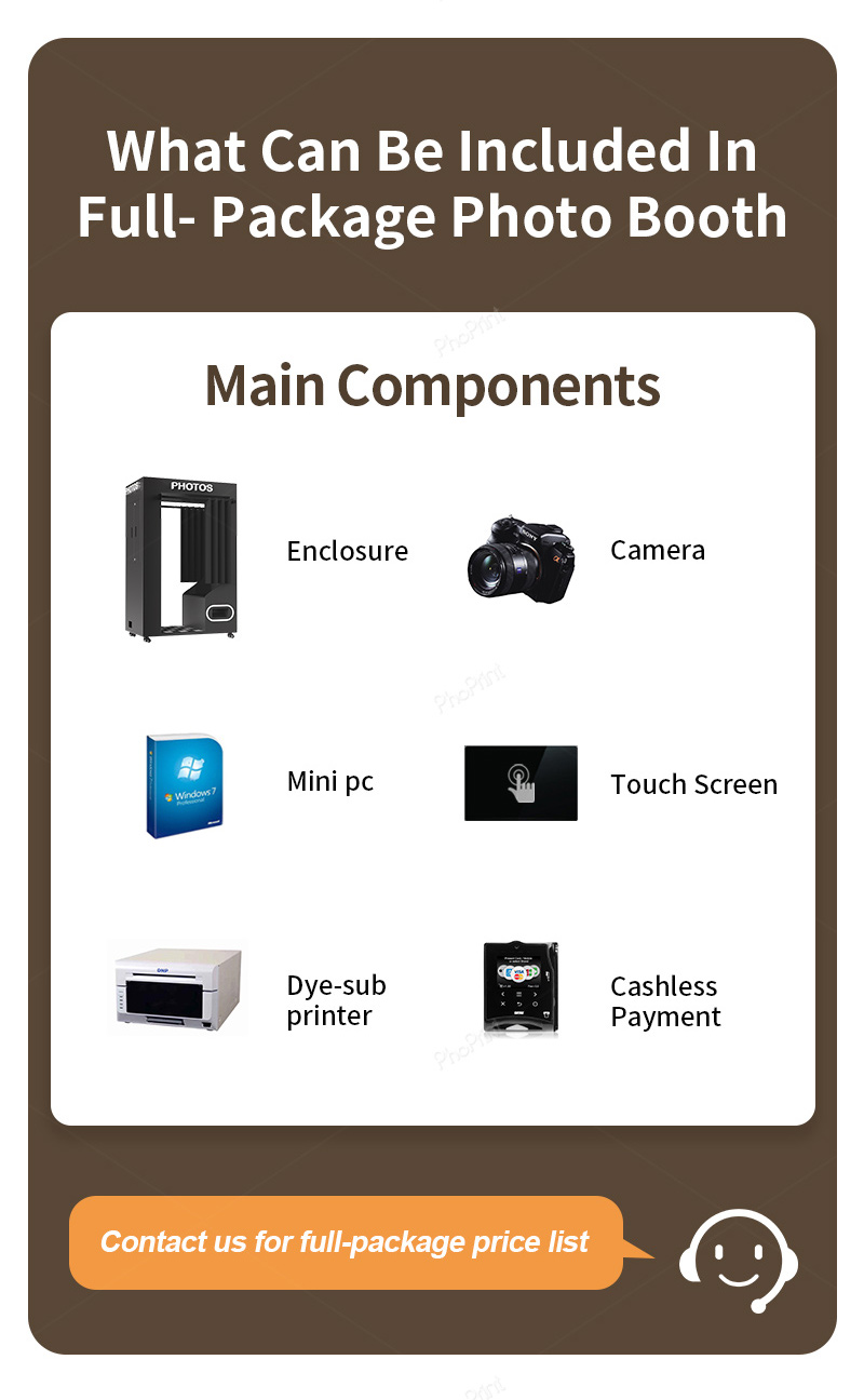 photo booth customized with a company logo and colors