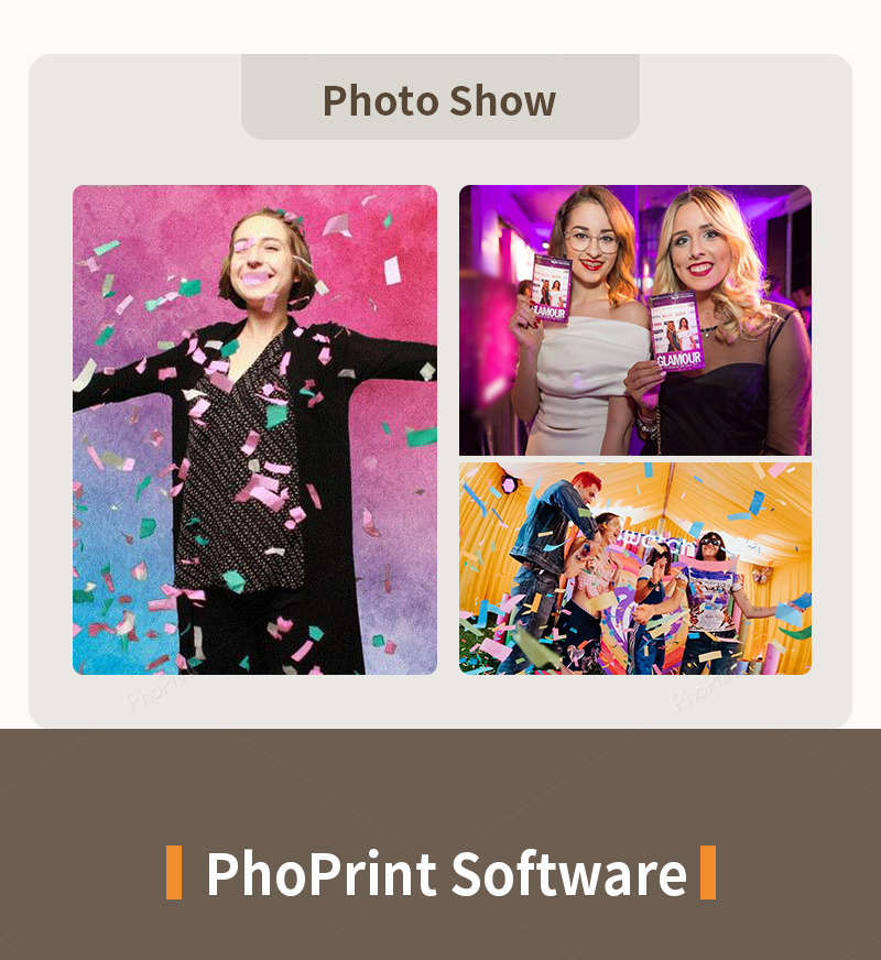 Photo booth with card payment – cashless ready