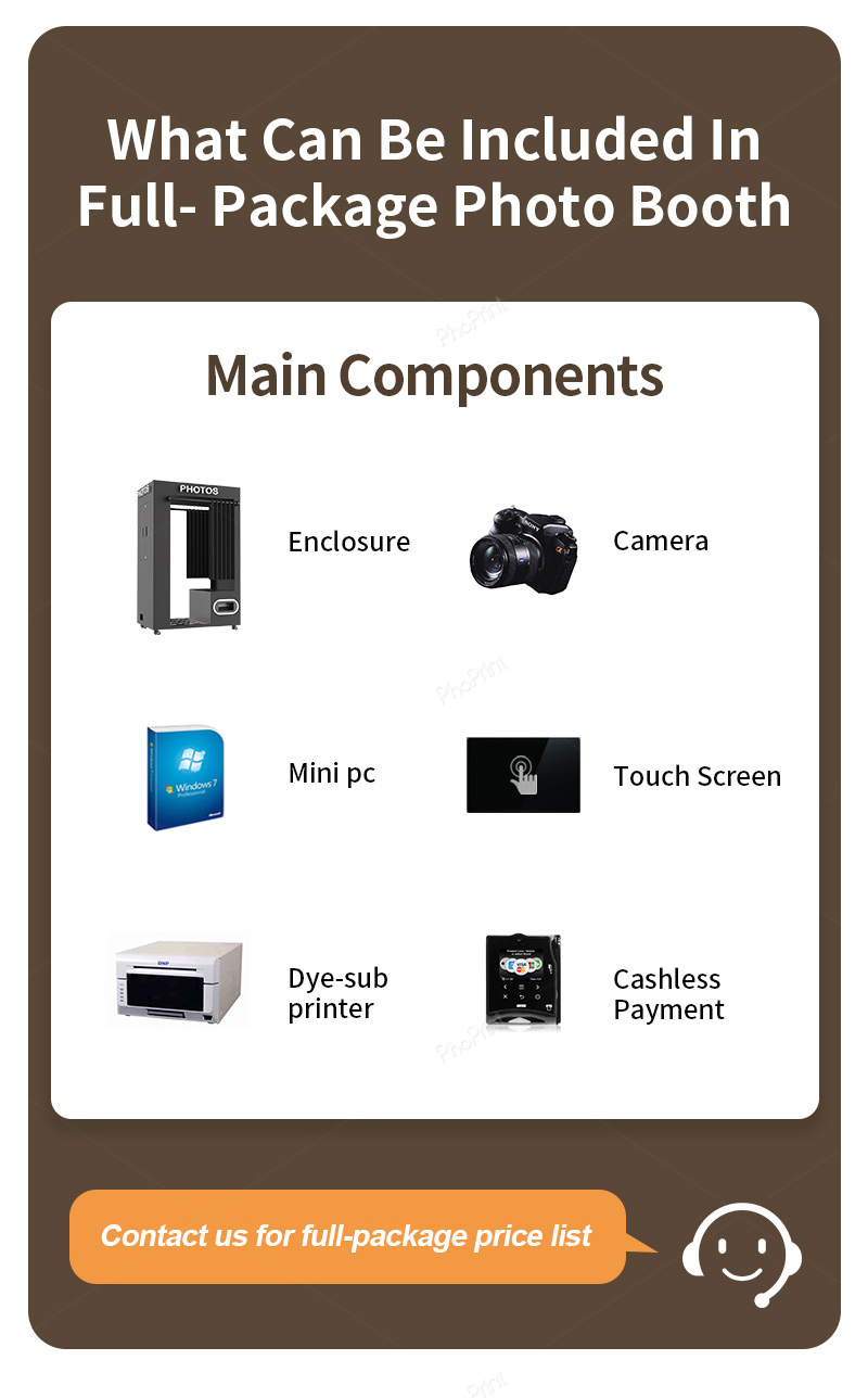 photo booth customized with a company logo and colors