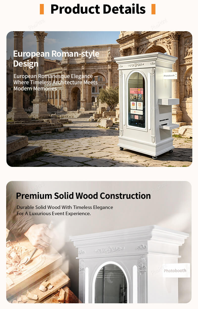 Luxury wood booth maker China